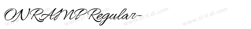 ONRAMP Regular字体转换 ONRAMP Regular字体转换